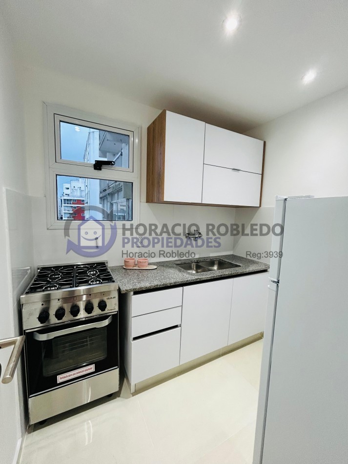 ALQUILER TEMPORARIO POR DIA / MENSUAL  DPTO MONOAMBIENTE ZONA PLAZA MITRE  6° PISO